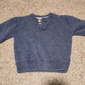 Cozy Blue Knit Sweater